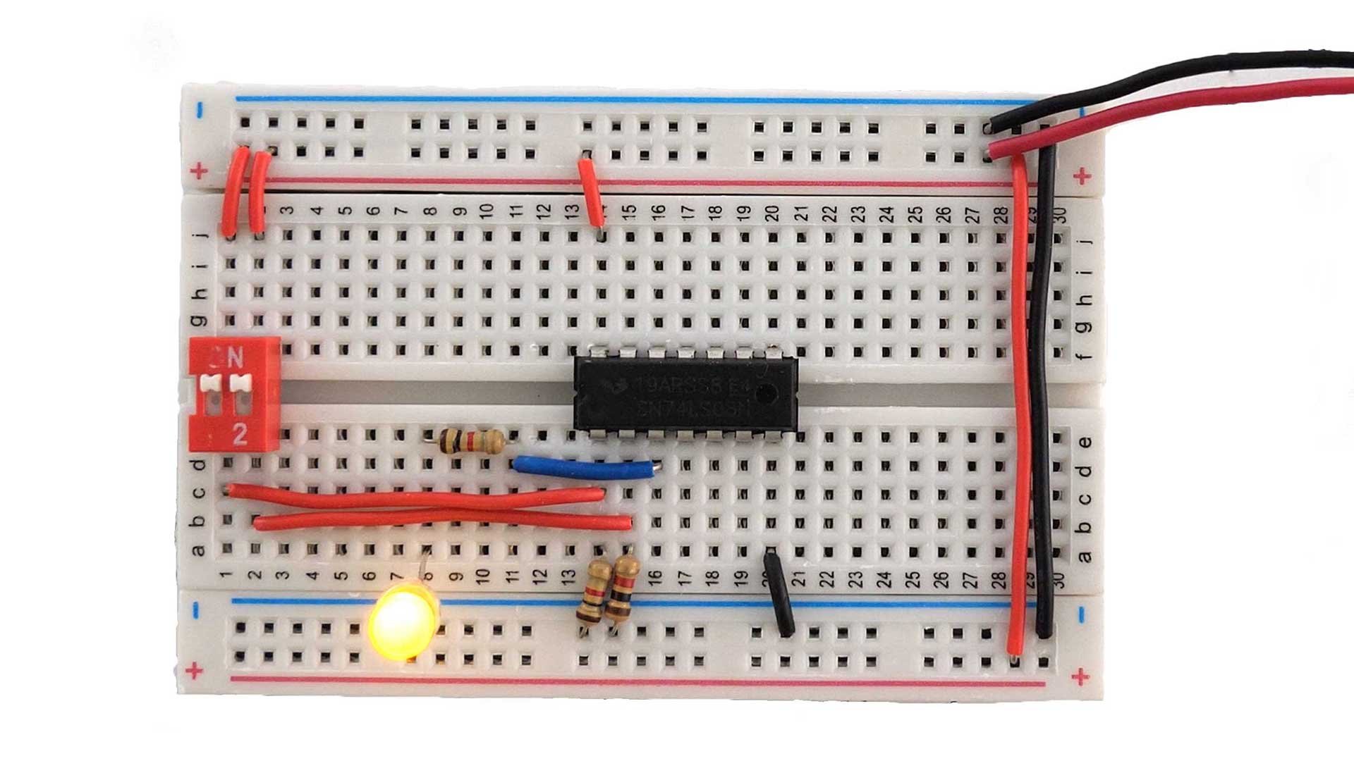 and gate 7 built with with an IC