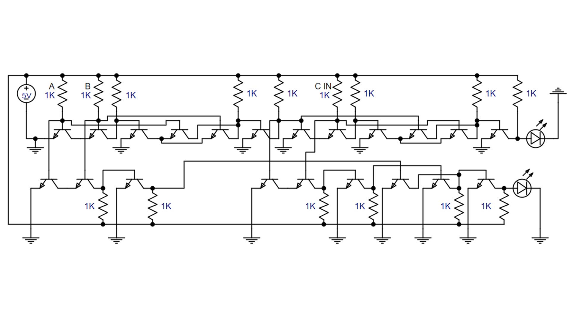 full adder transistor level circuit diagram