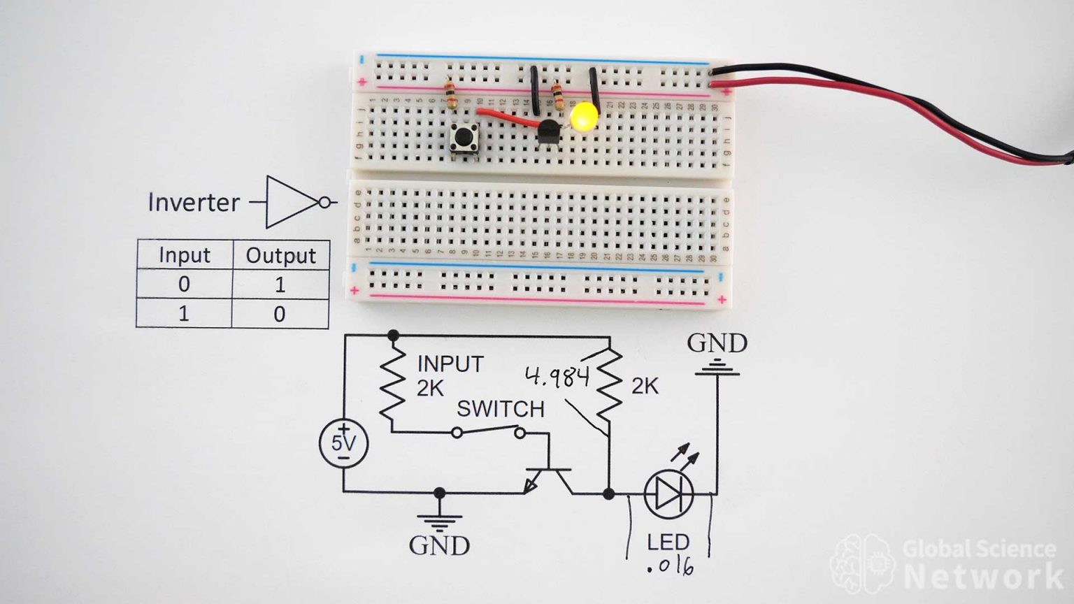 Digital Logic Gates | Using Individual Transistors