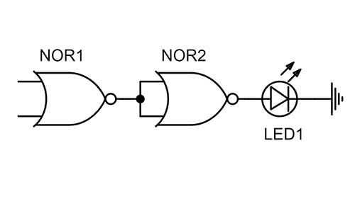 or gate made for nor gates