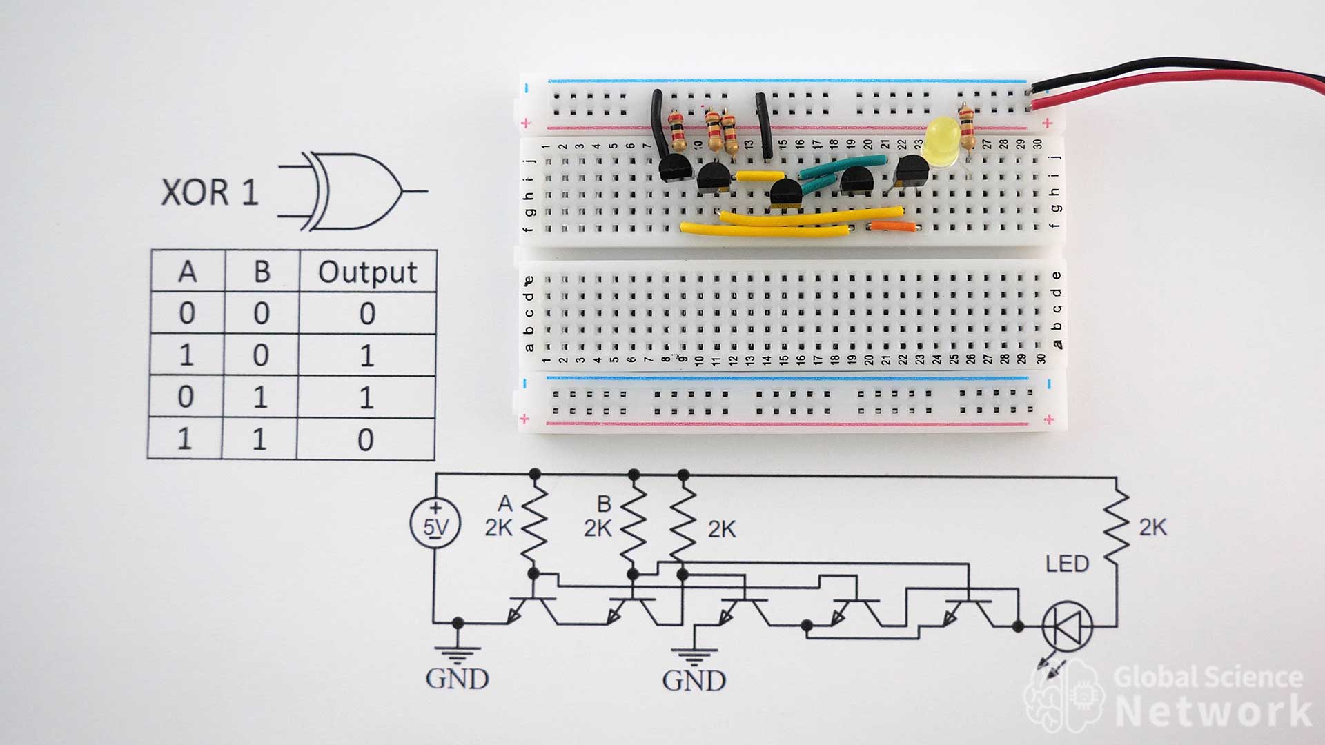 xor gate transistor diagram