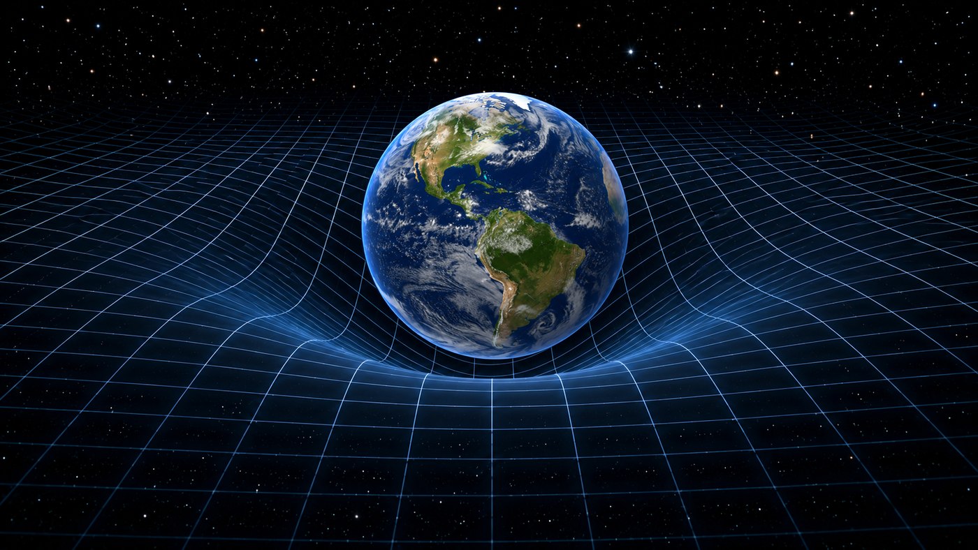 earth bending spacetime